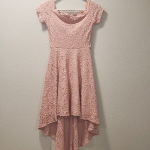 Juniors' Off-The-Shoulder Fit & Flare Dress